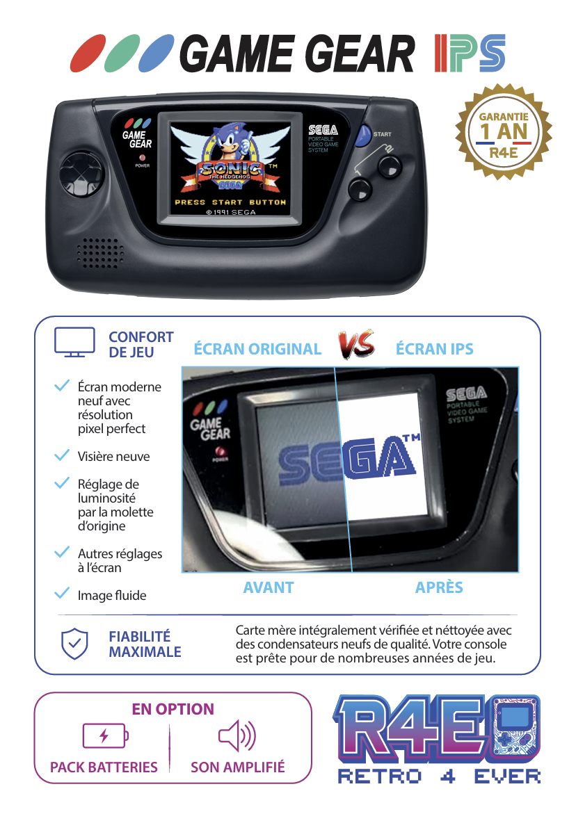 Game Gear IPS - fiche produit